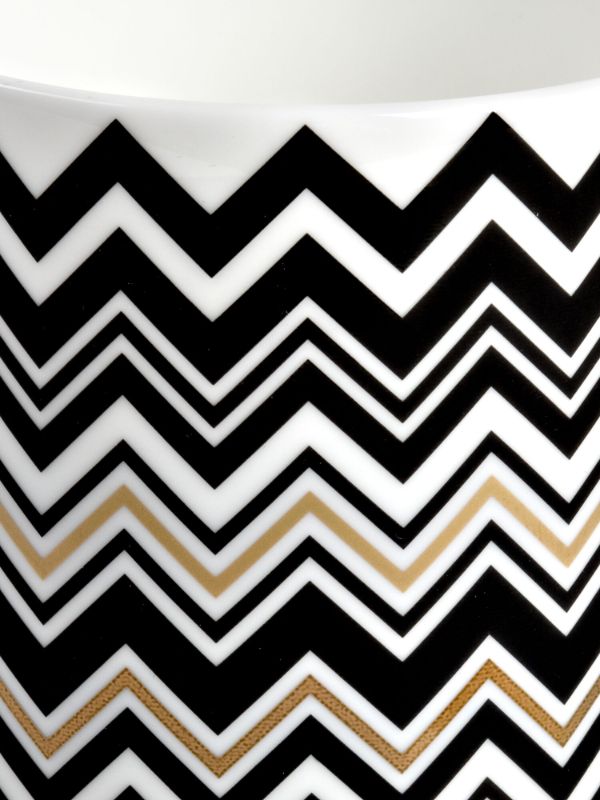 Browns Missoni Home Gold-tone Zig-Zag Coffee Cup Set | Browns Cups & Tea Sets