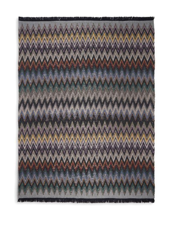Browns Missoni Home Grey Black And Beige Chen Throw 140x200cm | Browns Blankets & Throws
