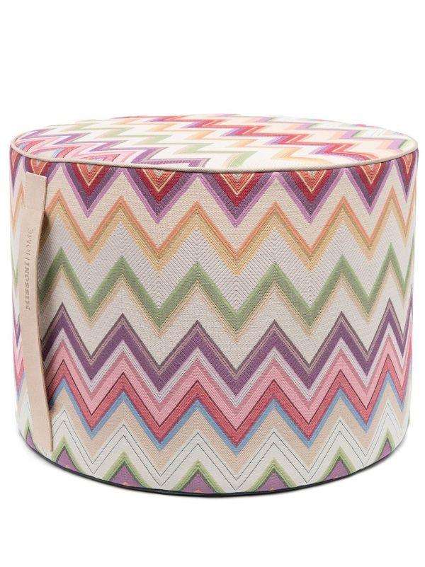 browns Missoni Home Multicolour Agadir Cylindrical Stool | Browns Chairs & Stools