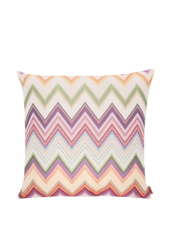Browns Missoni Home Multicolour Agadir Zigzag-Pattern Cushion | Browns Cushions