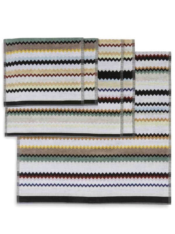 browns Missoni Home Multicolour Curt Zigzag Five-Piece Towel Set | Browns Towels