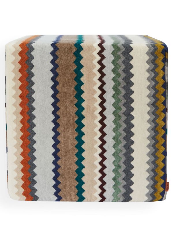 browns Missoni Home Multicolour Dune Zigzag Pouf | Browns Chairs & Stools