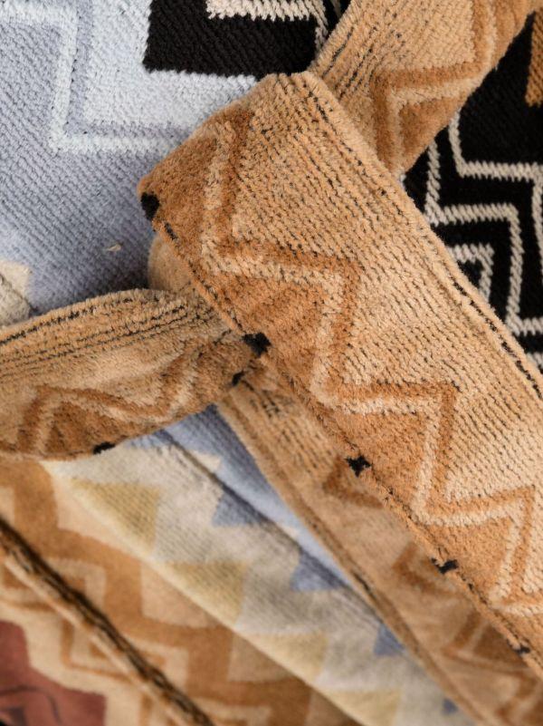 Browns Missoni Home Multicolour Giacomo Zigzag Cotton Robe | Browns Dressing Gowns & Robes