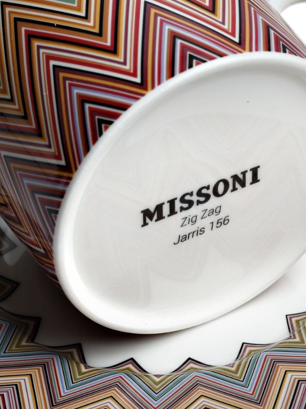 Browns Missoni Home Multicolour Jarris Zig-Zag Porcelain Tea Set | Browns Cups & Tea Sets