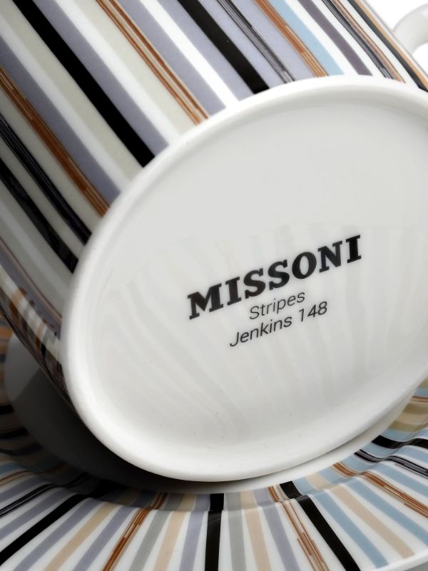 Browns Missoni Home Multicolour Stripes Jenkins Teacup Set | Browns Cups & Tea Sets