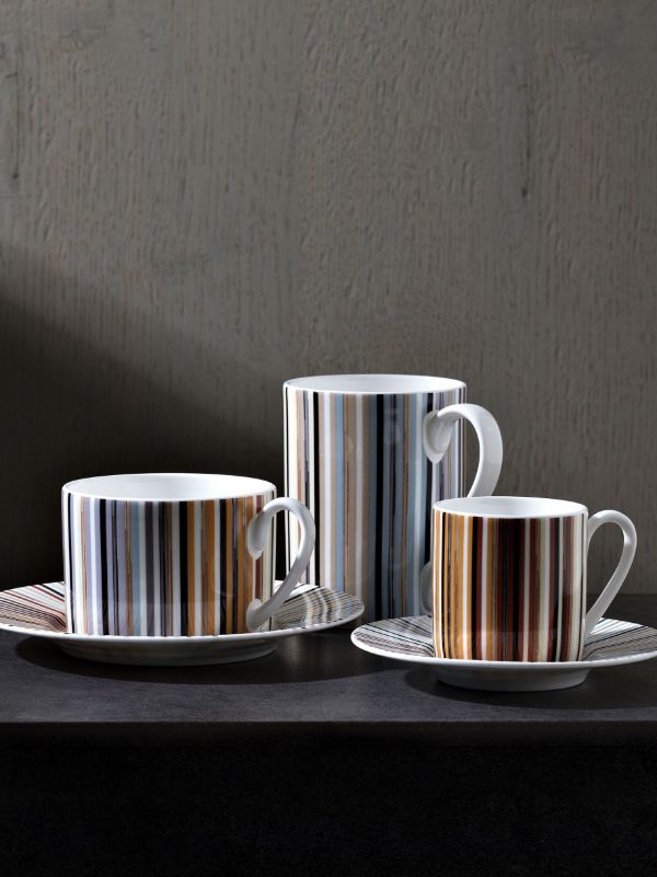 Browns Missoni Home Multicolour Stripes Jenkins Teacup Set | Browns Cups & Tea Sets