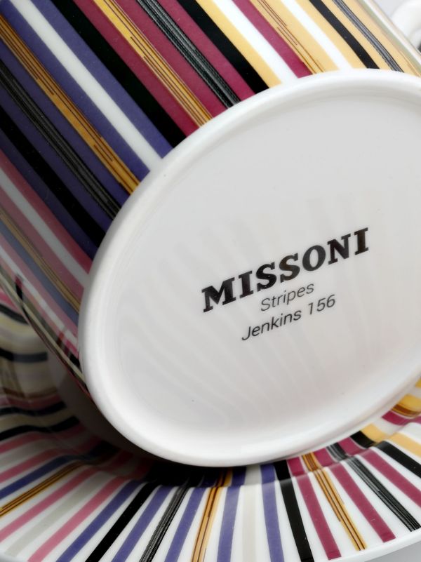 Browns Missoni Home Multicolour Stripes Jenkins Teacup Set | Browns Cups & Tea Sets