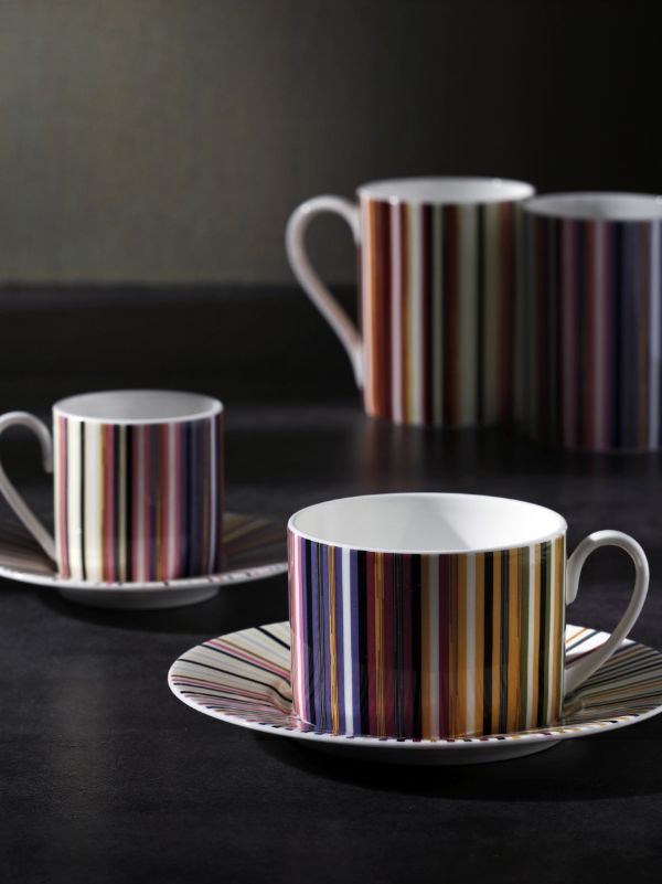Browns Missoni Home Multicolour Stripes Jenkins Teacup Set | Browns Cups & Tea Sets