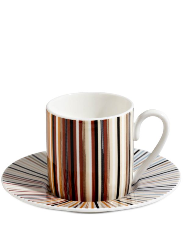 browns Missoni Home Multicolour Stripes Jenkins teacup set | Browns Cups & Tea Sets