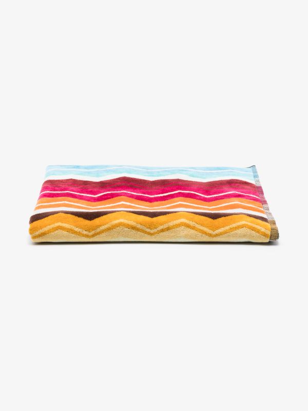 Browns Missoni Home Multicoloured Hugo Printed Cotton Towel | Browns Towels