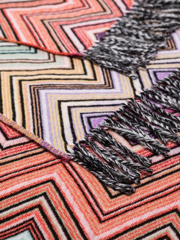 Browns Missoni Home Multicoloured Perseo Zigzag Throw | Browns Blankets & Throws