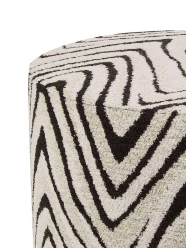 Browns Missoni Home Neutral Savana Cylindrical Pouf | Browns Chairs & Stools