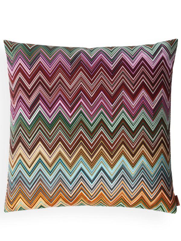 browns Missoni Home Pink Jarris Zigzag Cotton Cushion | Browns Cushions