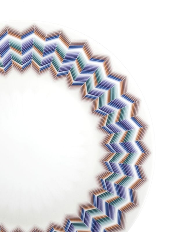 Browns Missoni Home White Jarris Zig-Zag Charger Plate | Browns Plates & Bowls