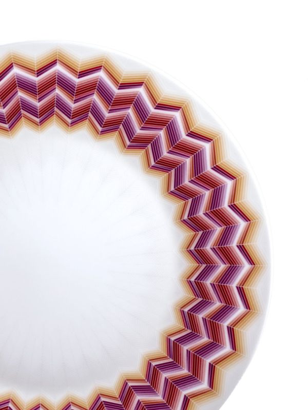 Browns Missoni Home White Jarris Zig-Zag Plate | Browns Plates & Bowls