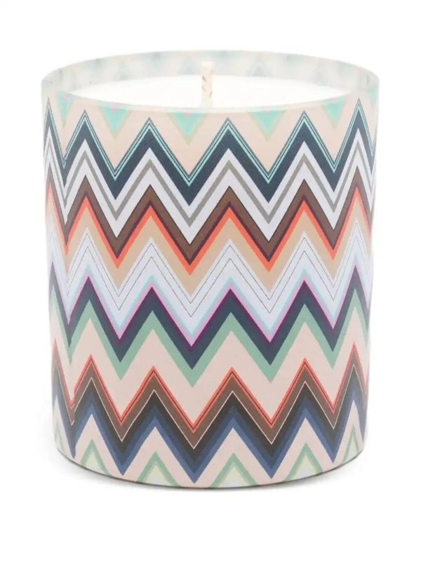 browns Missoni Home zigzag-printed candle (220g) | Browns Candles