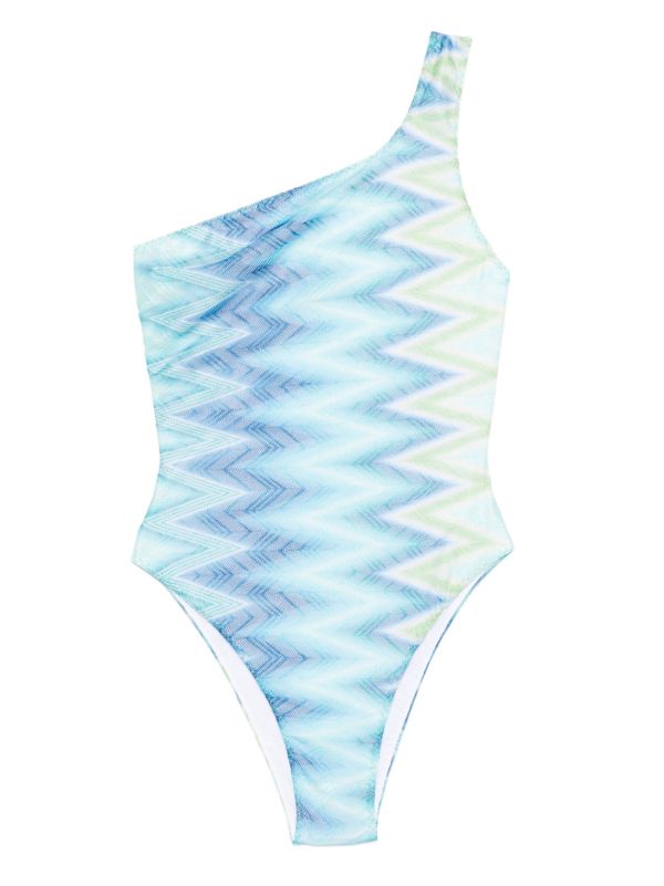 browns Missoni one-shoulder swimsuit | Browns One-Pieces