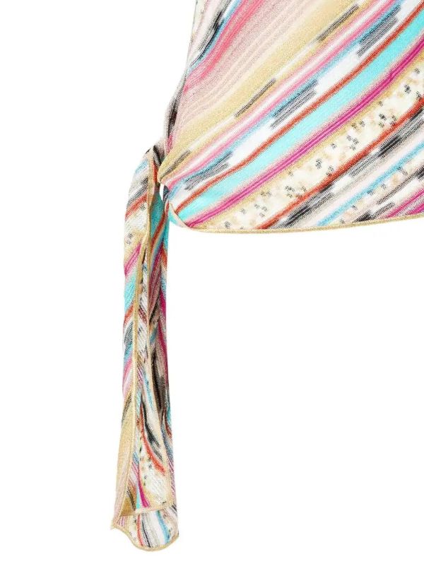 Browns Missoni Pink One-Shoulder Top | Browns T-Shirts & Jersey Shirts