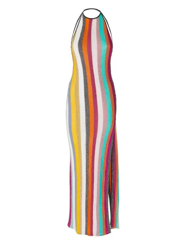 browns Missoni Pink Striped Knitted Dress | Browns Beach Dresses