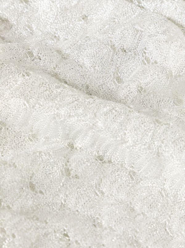 Browns Missoni White Lace Lurex Beach Dress | Browns Beach Dresses