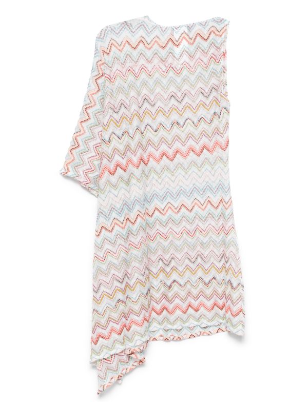 Browns Missoni White Zigzag Crochet-Knit Beach Dress | Browns Beach Dresses