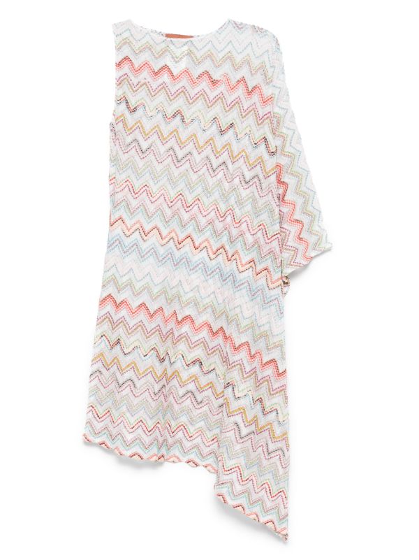 browns Missoni White Zigzag Crochet-Knit Beach Dress | Browns Beach Dresses
