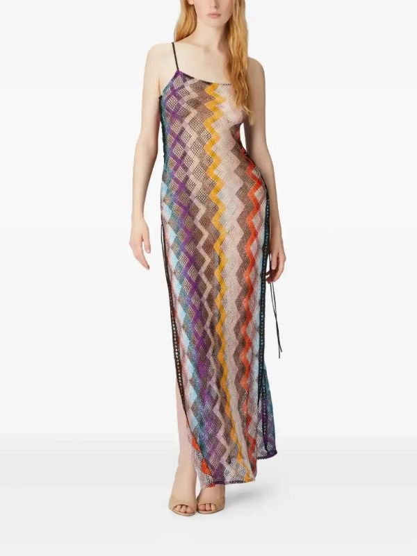 Browns Missoni Zig Zag-pattern Midi Dress | Browns Day Dresses