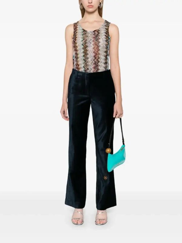 Browns Missoni Zigzag-motif Lamé Top | Browns Vests & Tank Tops