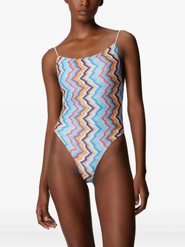 Browns Missoni Zigzag-pattern Swimsuit | Browns One-Pieces
