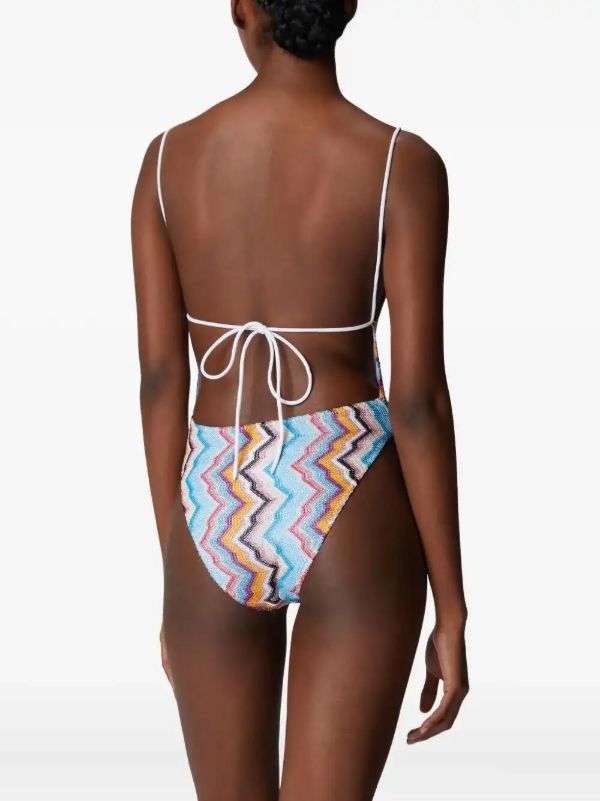 Browns Missoni Zigzag-pattern Swimsuit | Browns One-Pieces