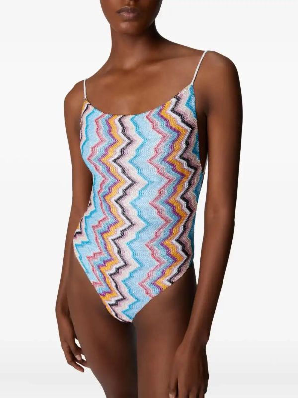 Browns Missoni Zigzag-pattern Swimsuit | Browns One-Pieces