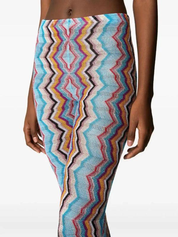 Browns Missoni Zigzag-pattern Trousers | Browns High Waisted Pants