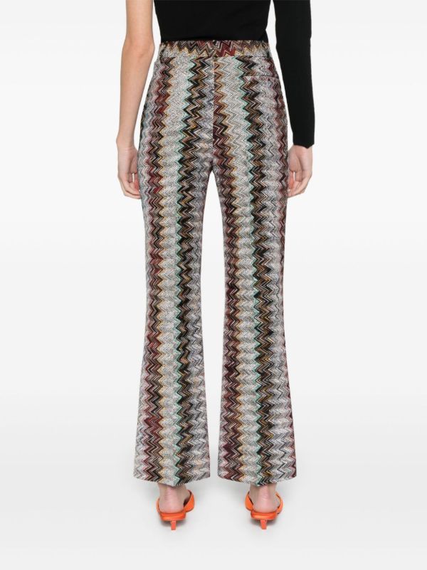 Browns Missoni Zigzag Straight Trousers | Browns Straight-Leg Pants
