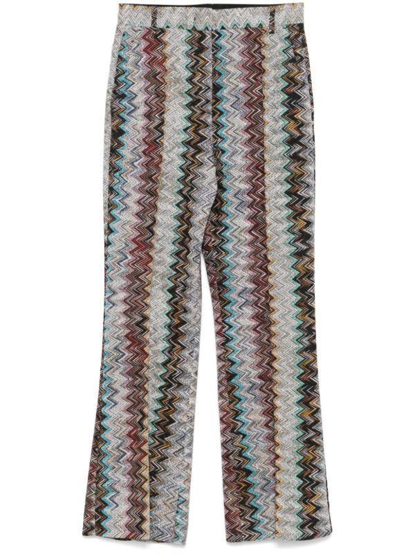browns Missoni Zigzag Straight Trousers | Browns Straight-Leg Pants
