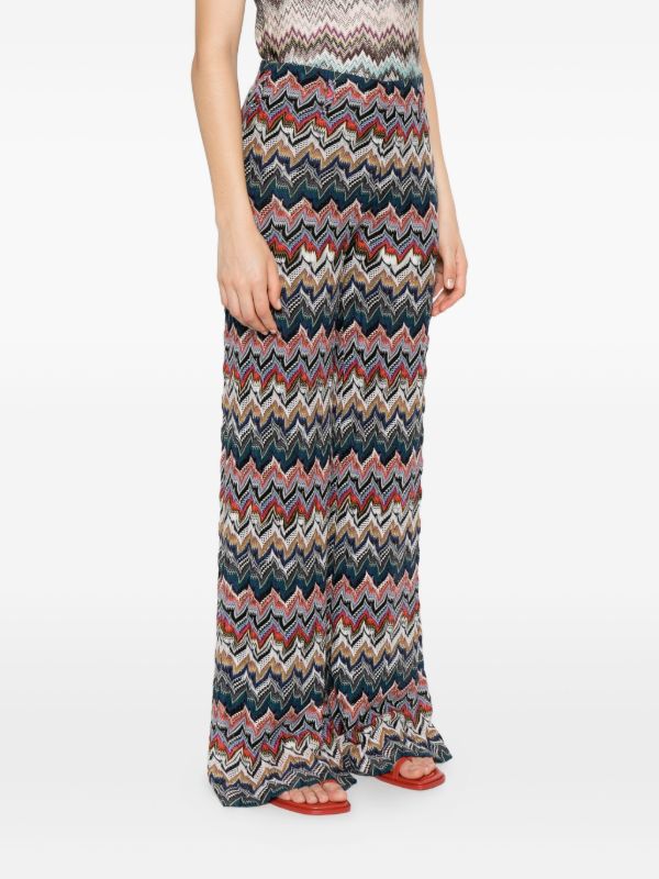 Browns Missoni Zigzag Trousers | Browns Straight-Leg Pants
