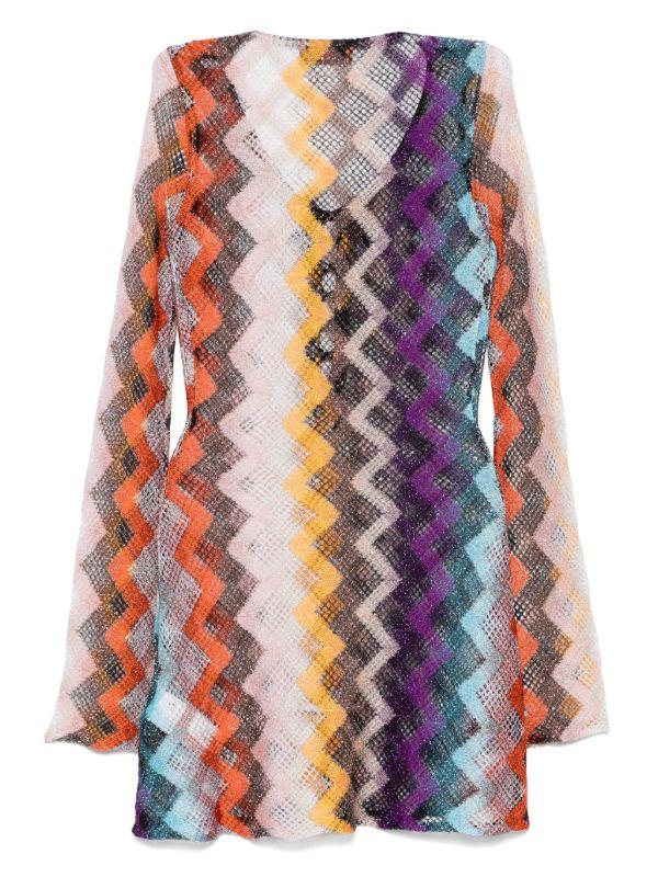 Browns Missoni Zigzag-woven Mini Dress | Browns Beach Dresses