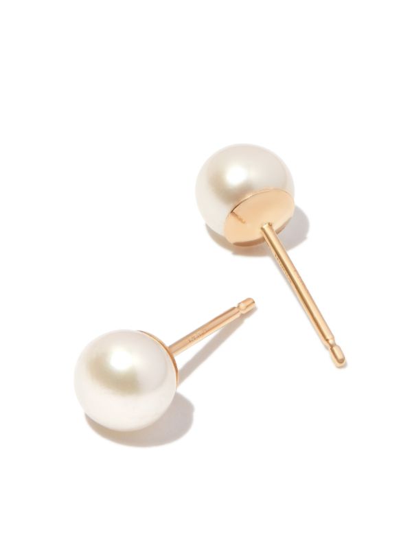Browns Mizuki 14K Yellow Gold Pearl Stud Earrings | Browns Fine Earrings