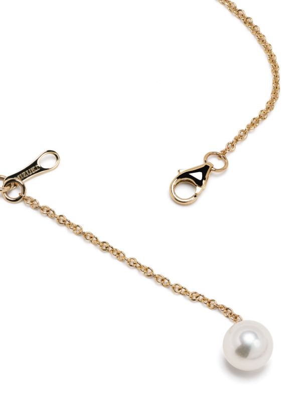 Browns Mizuki 14K Yellow Gold Sea Of Beauty Diamond And Pearl Bracelet | Browns Fine Bracelets