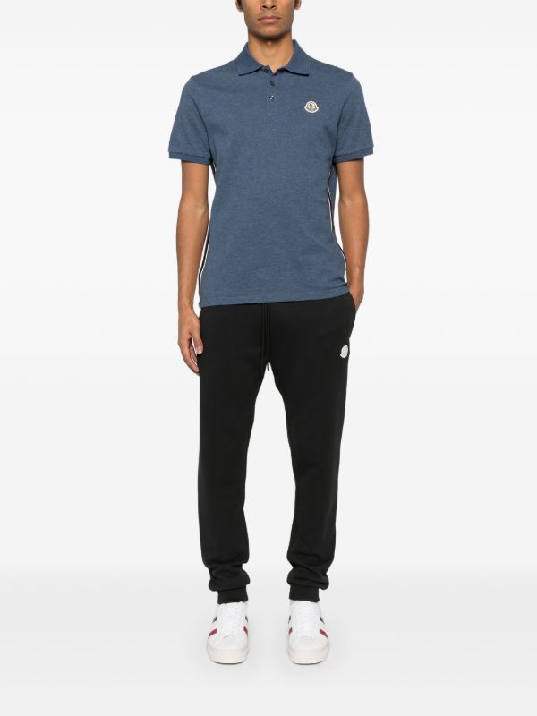 Browns Moncler Appliqué Polo Shirt | Browns Polo Shirts