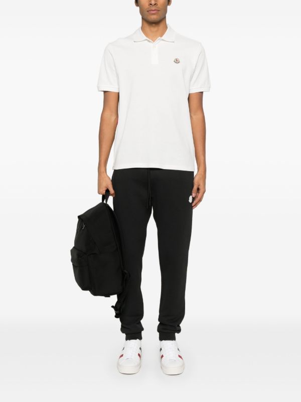 Browns Moncler Appliqué Polo Shirt | Browns Polo Shirts