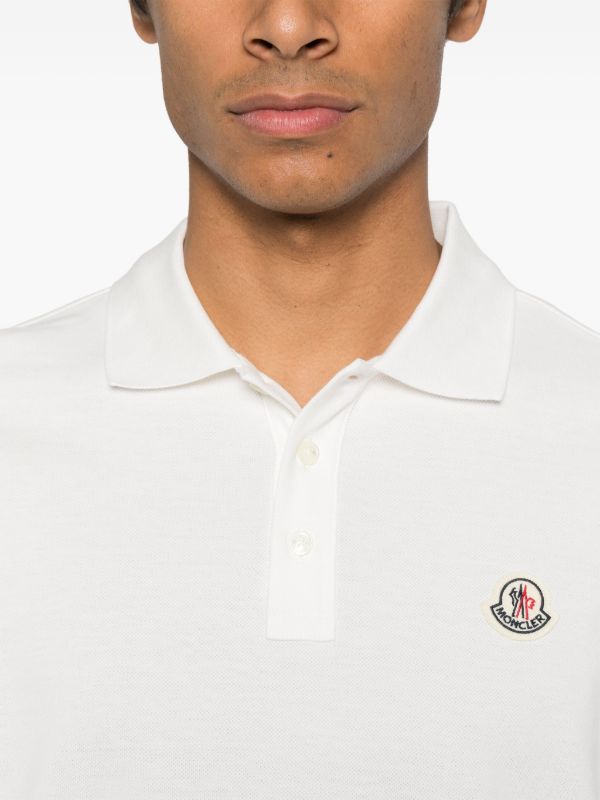 Browns Moncler Appliqué Polo Shirt | Browns Polo Shirts