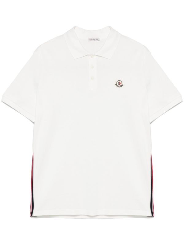 browns Moncler Appliqué Polo Shirt | Browns Polo Shirts