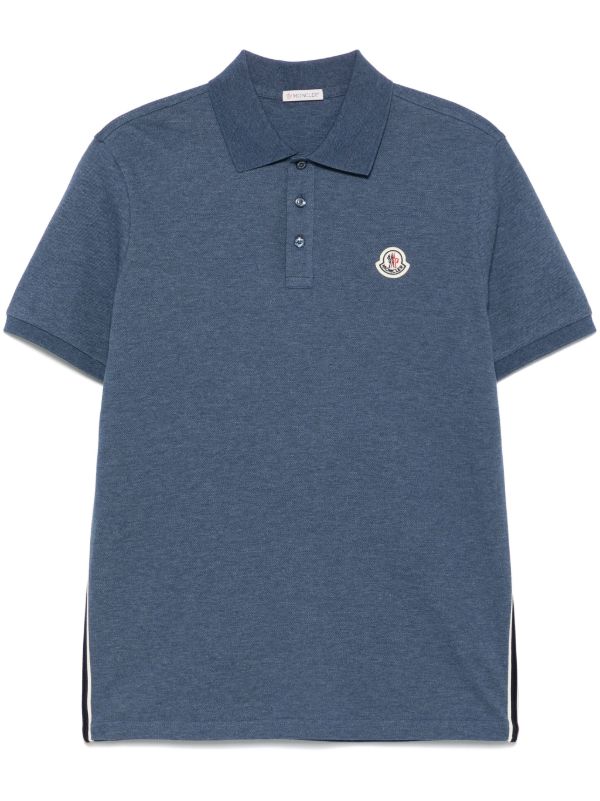 browns Moncler Appliqué Polo Shirt | Browns Polo Shirts