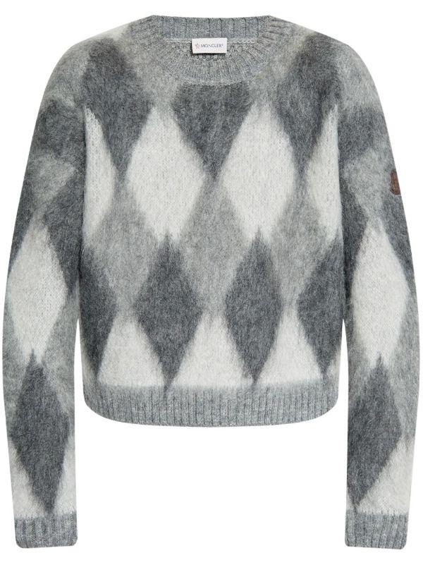 browns Moncler Argyle Jumper | Browns Knitted Sweaters