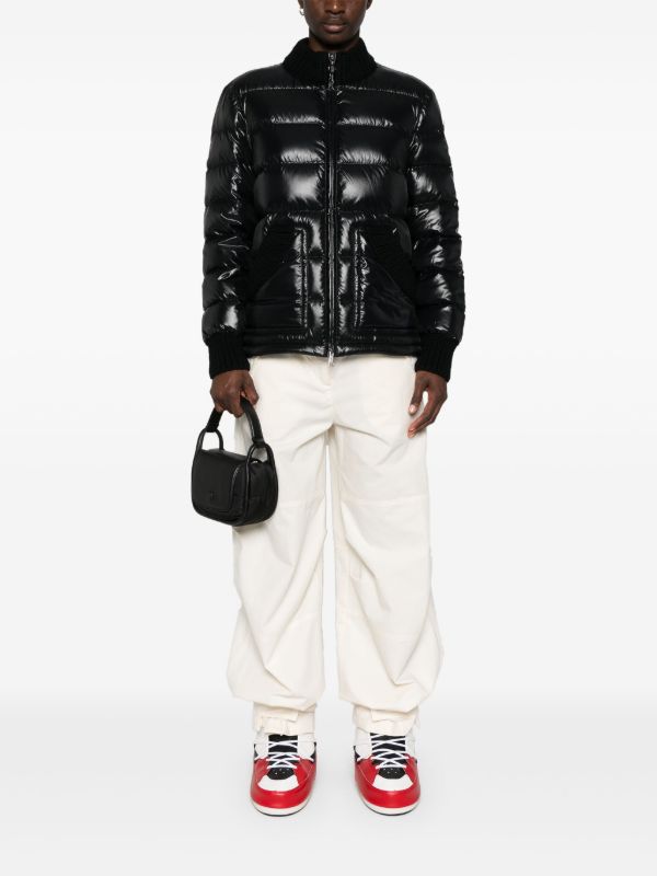 Browns Moncler Black Arcelot Quilted Jacket | Browns Down Jackets