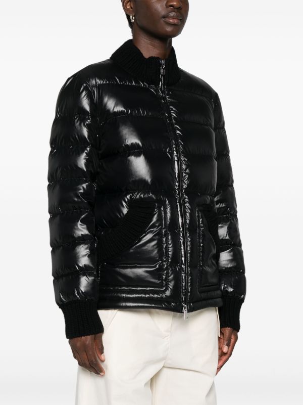Browns Moncler Black Arcelot Quilted Jacket | Browns Down Jackets