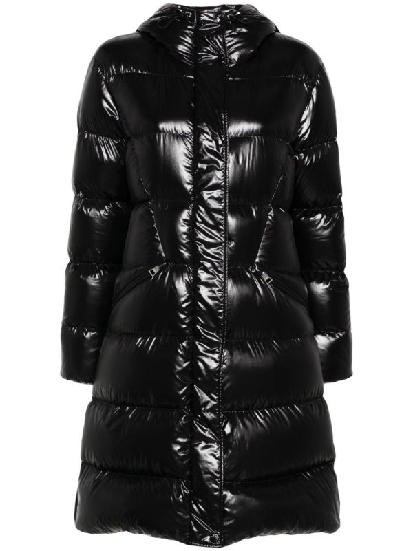 browns Moncler Black Bellevue Coat | Browns Puffer Coats
