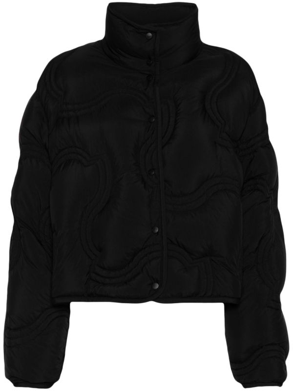 browns Moncler Black Beryl Puffer Jacket | Browns Down Jackets