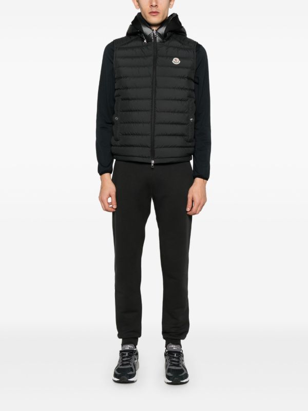 Browns Moncler Black Bourget Gilet | Browns Waistcoats & Gilets