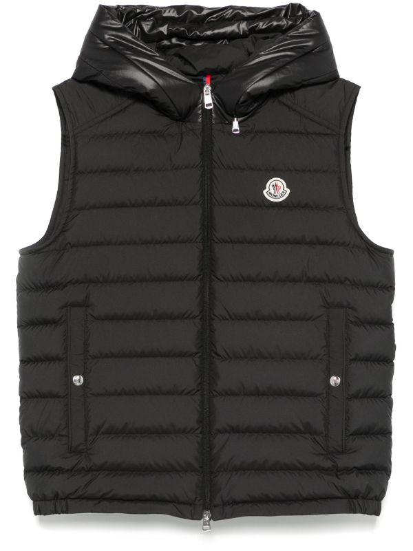 browns Moncler Black Bourget Gilet | Browns Waistcoats & Gilets